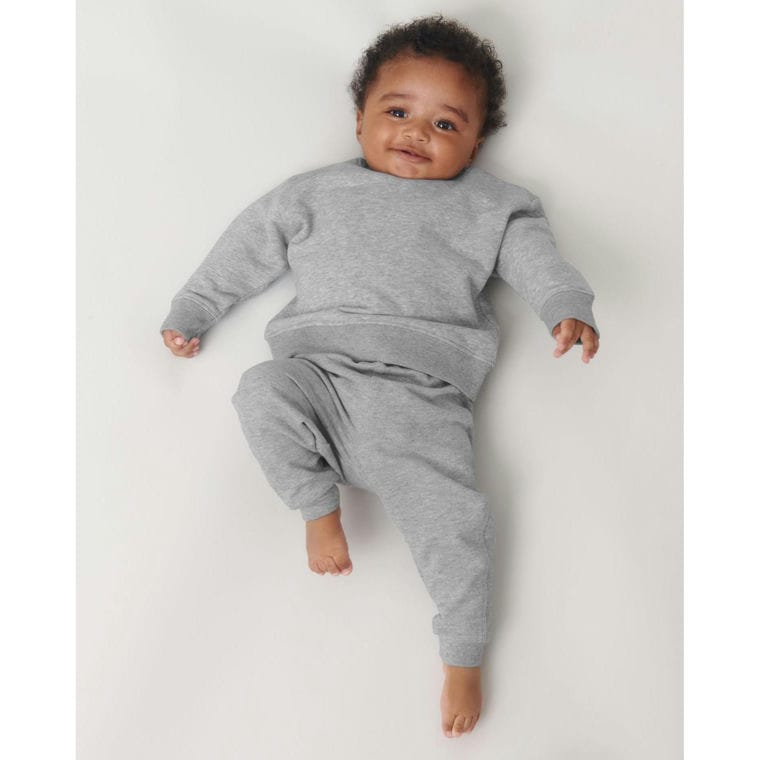 Bluză cu guler rotund pentru Bebeluși Baby Changer Heather Grey 12 - 18 luni