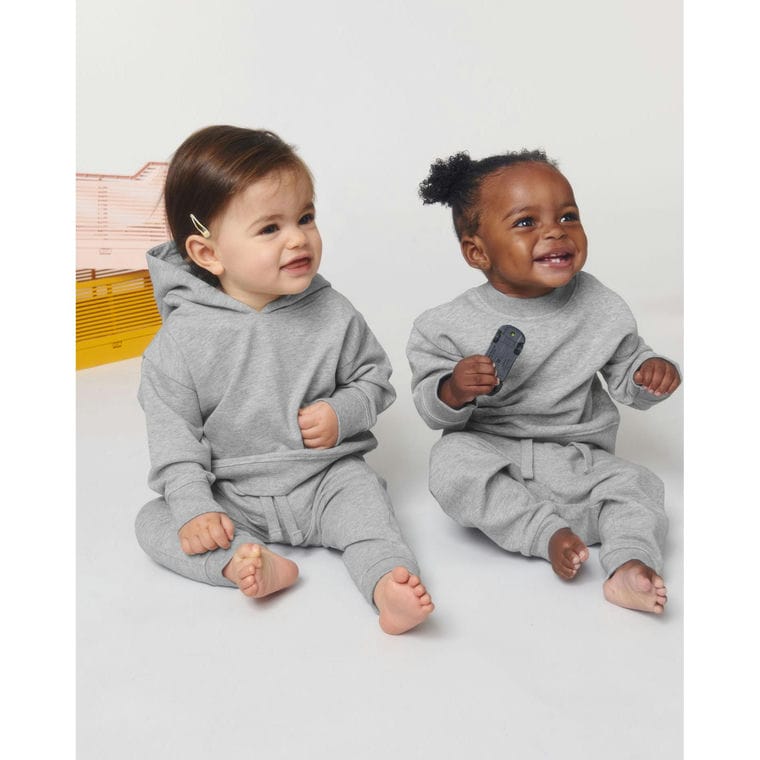 Bluză cu guler rotund pentru Bebeluși Baby Changer Heather Grey 12 - 18 luni