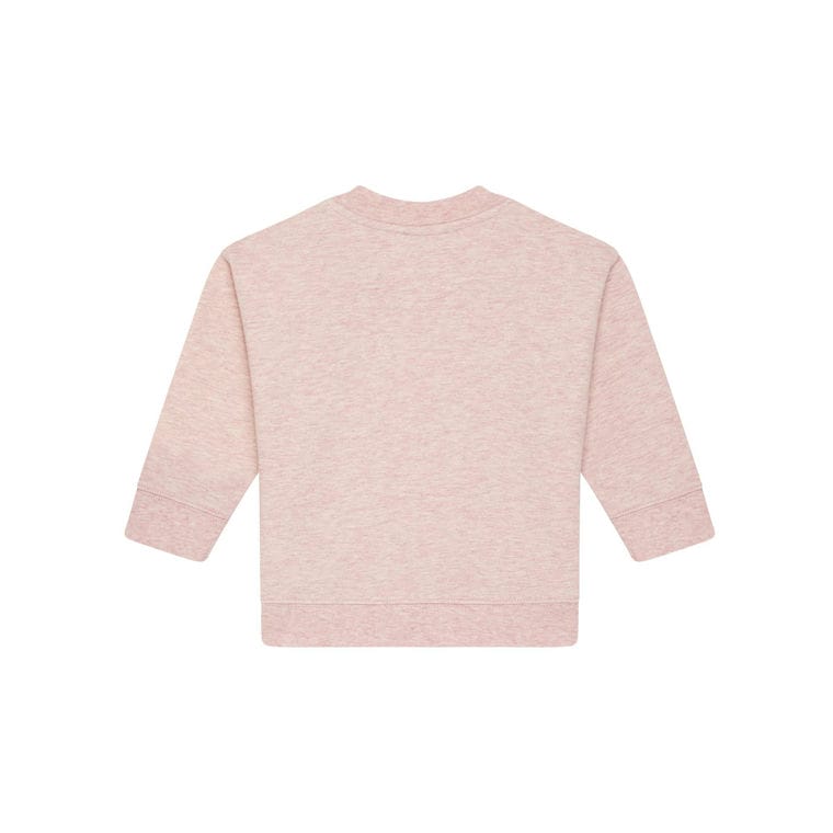 Bluză cu guler rotund pentru Bebeluși Baby Changer Cream Heather Pink 18 - 24 luni