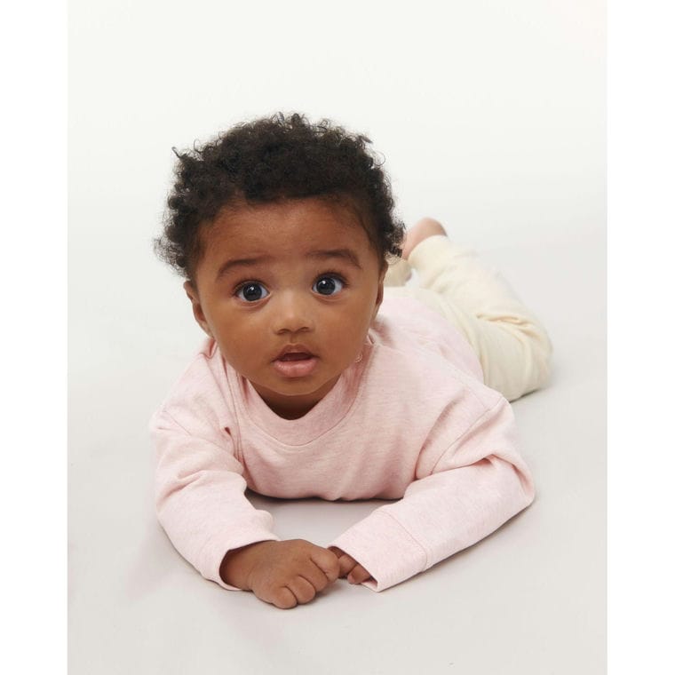 Bluză cu guler rotund pentru Bebeluși Baby Changer Cream Heather Pink 18 - 24 luni