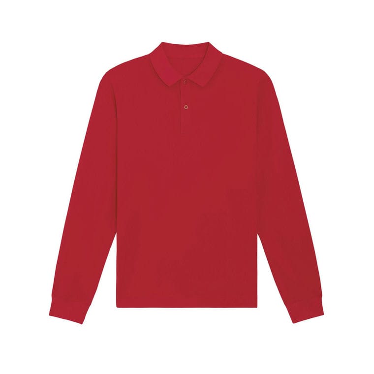 Bluză cu mâneci lungi Polo Unisex Prepster Red 3XL