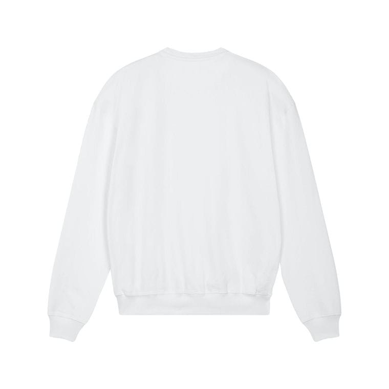 Bluză cu guler rotund Unisex Ledger Dry White L