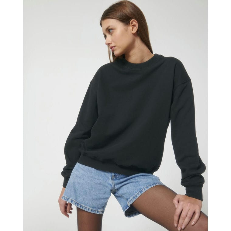 Bluză cu guler rotund Unisex Ledger Dry Black M