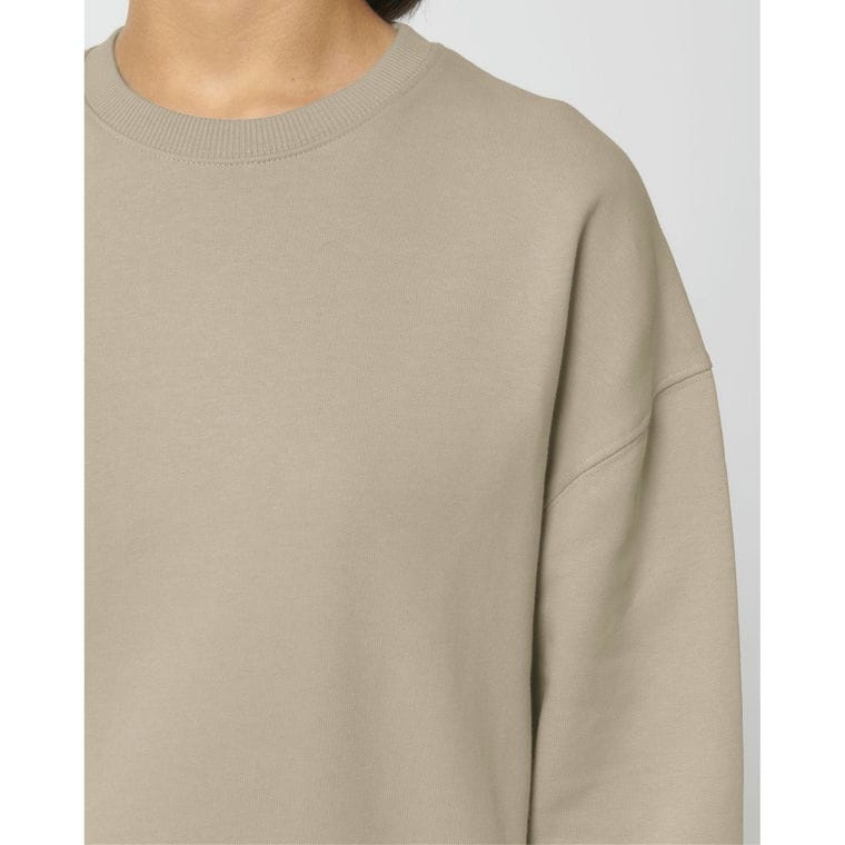 Bluză cu guler rotund Unisex Ledger Dry Desert Dust M