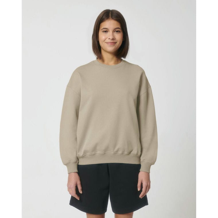 Bluză cu guler rotund Unisex Ledger Dry Desert Dust M