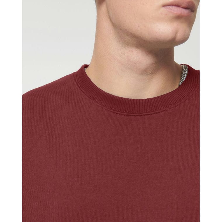 Bluză cu guler rotund Unisex Ledger Dry Red Earth M