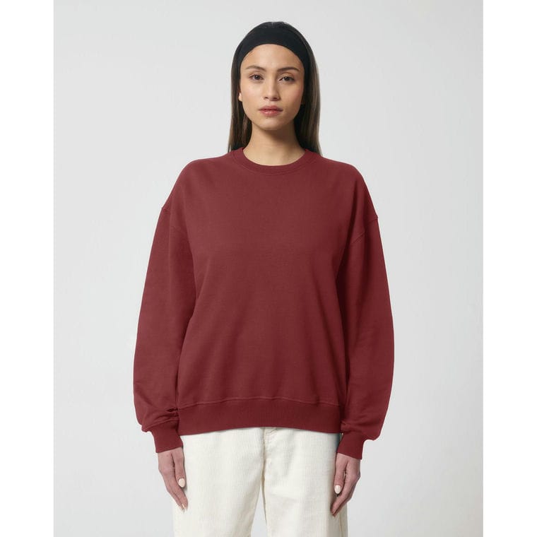 Bluză cu guler rotund Unisex Ledger Dry Red Earth XL
