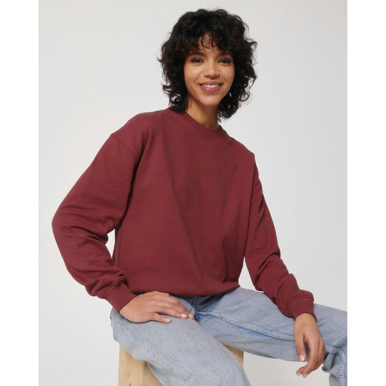 Bluză cu guler rotund Unisex Ledger Dry Red Earth M