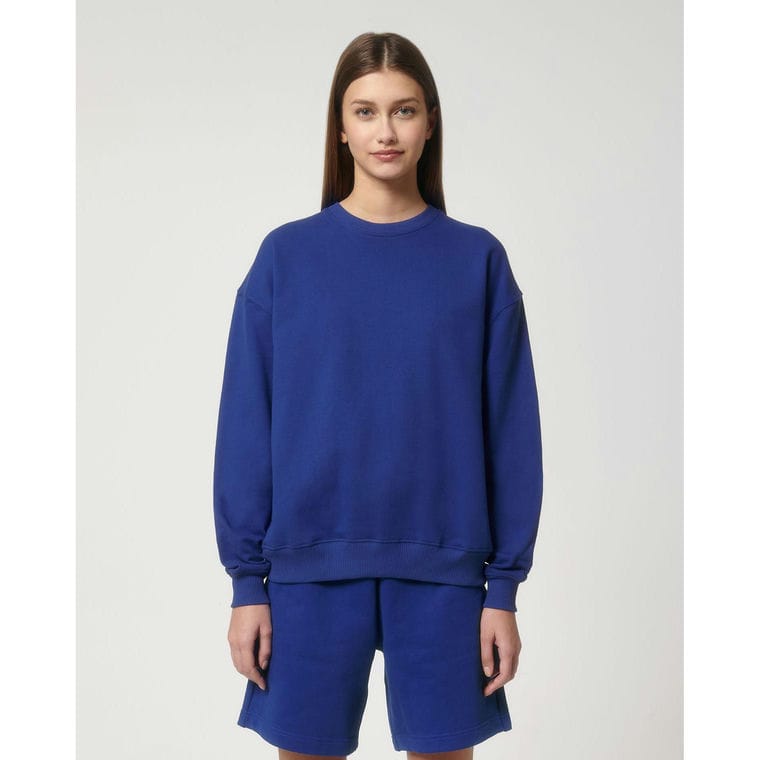 Bluză cu guler rotund Unisex Ledger Dry Worker Blue M