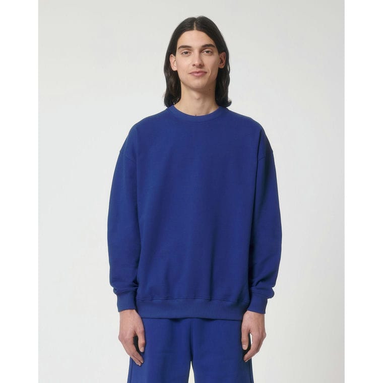 Bluză cu guler rotund Unisex Ledger Dry Worker Blue M