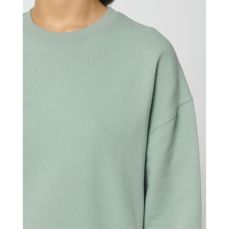 Bluză cu guler rotund Unisex Ledger Dry Aloe M