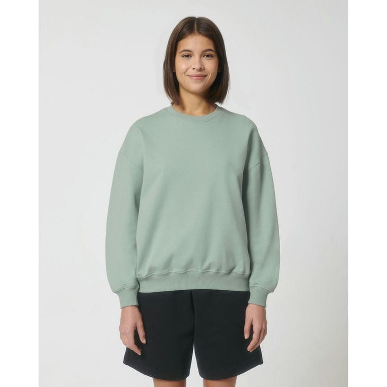 Bluză cu guler rotund Unisex Ledger Dry Aloe M