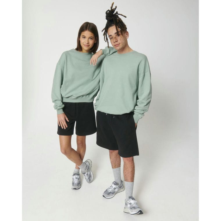 Bluză cu guler rotund Unisex Ledger Dry Aloe M