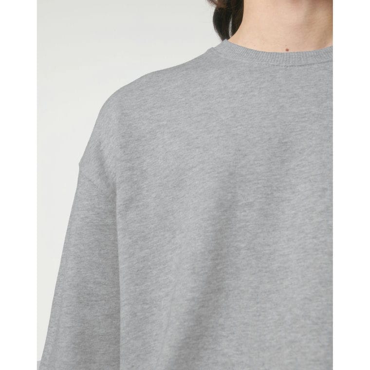Bluză cu guler rotund Unisex Ledger Dry Heather Grey L