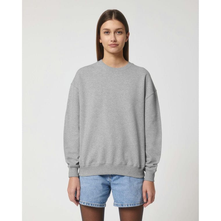 Bluză cu guler rotund Unisex Ledger Dry Heather Grey L
