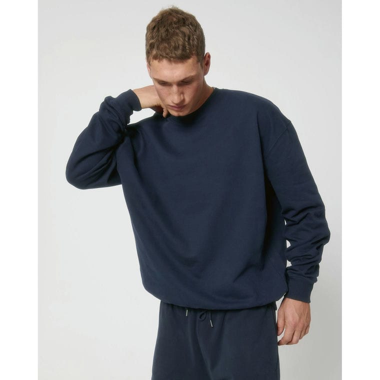 Bluză cu guler rotund Unisex Ledger Dry French Navy S