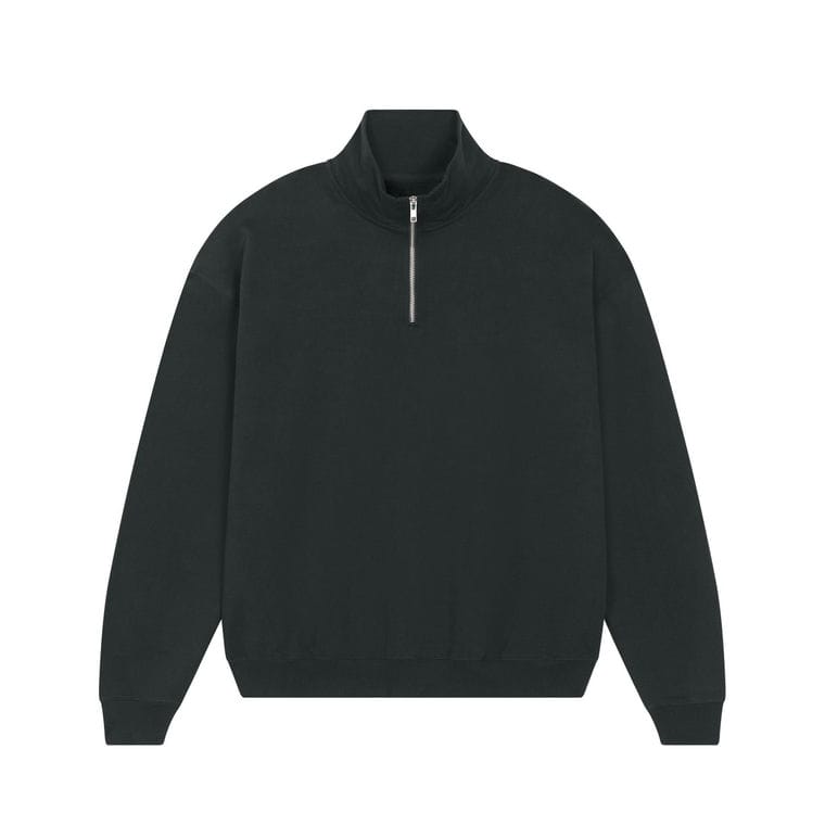 Bluză cu guler rotund Unisex Miller Dry Black