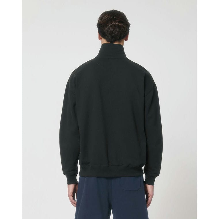 Bluză cu guler rotund Unisex Miller Dry Black S