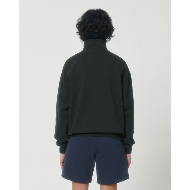 Bluză cu guler rotund Unisex Miller Dry Black S