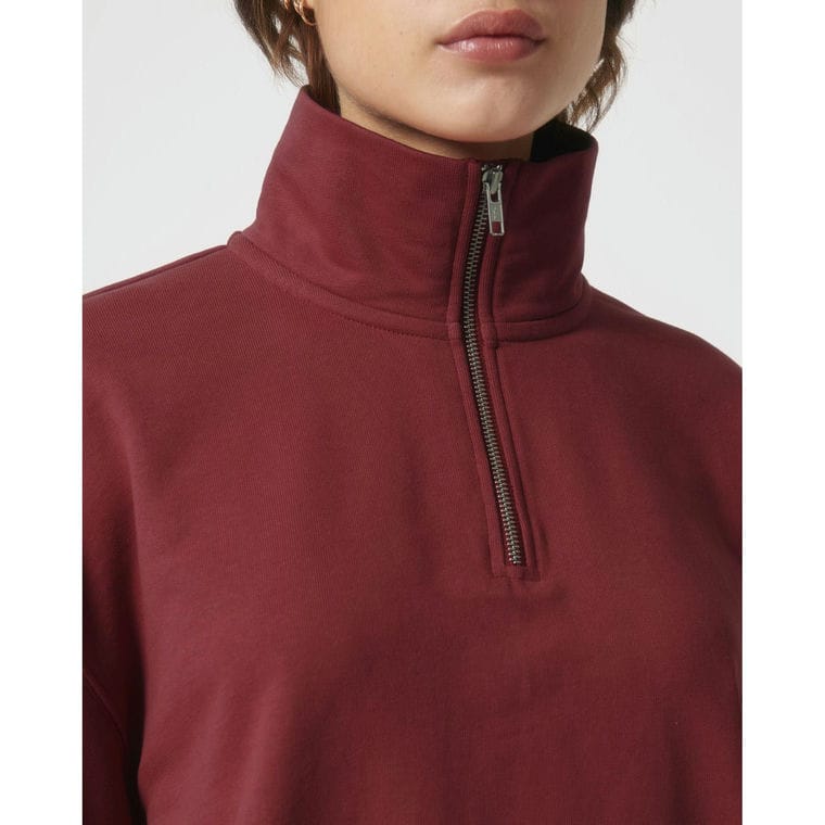 Bluză cu guler rotund Unisex Miller Dry Red Earth XS