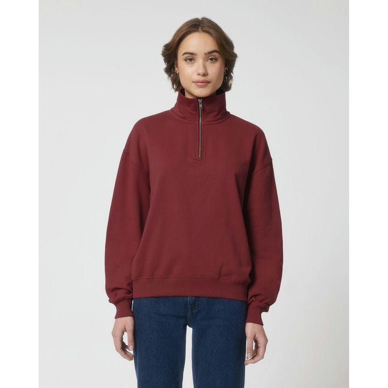 Bluză cu guler rotund Unisex Miller Dry Red Earth XL