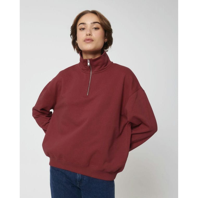 Bluză cu guler rotund Unisex Miller Dry Red Earth XL