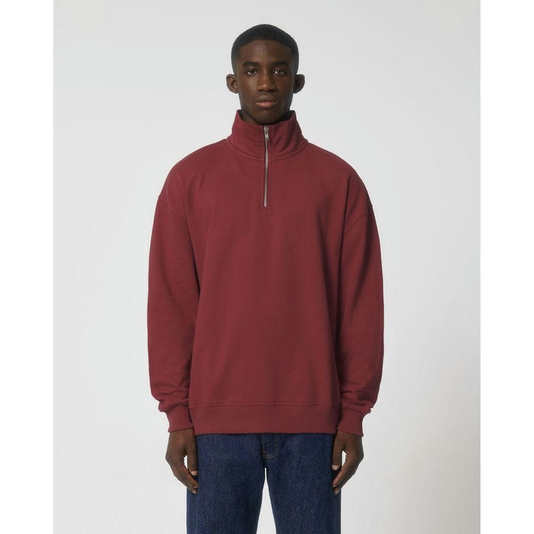 Bluză cu guler rotund Unisex Miller Dry Red Earth XL