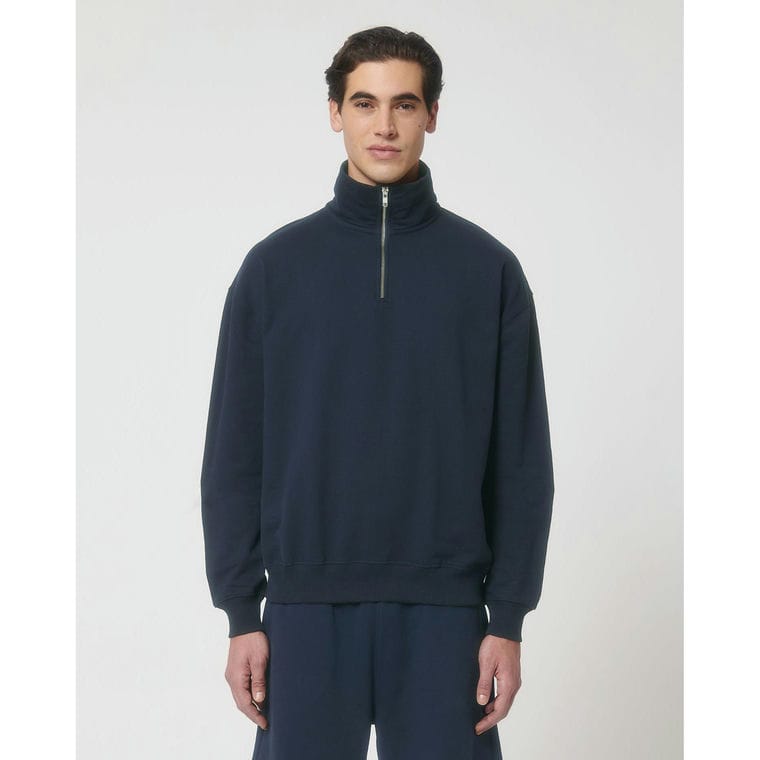 Bluză cu guler rotund Unisex Miller Dry French Navy 3XL