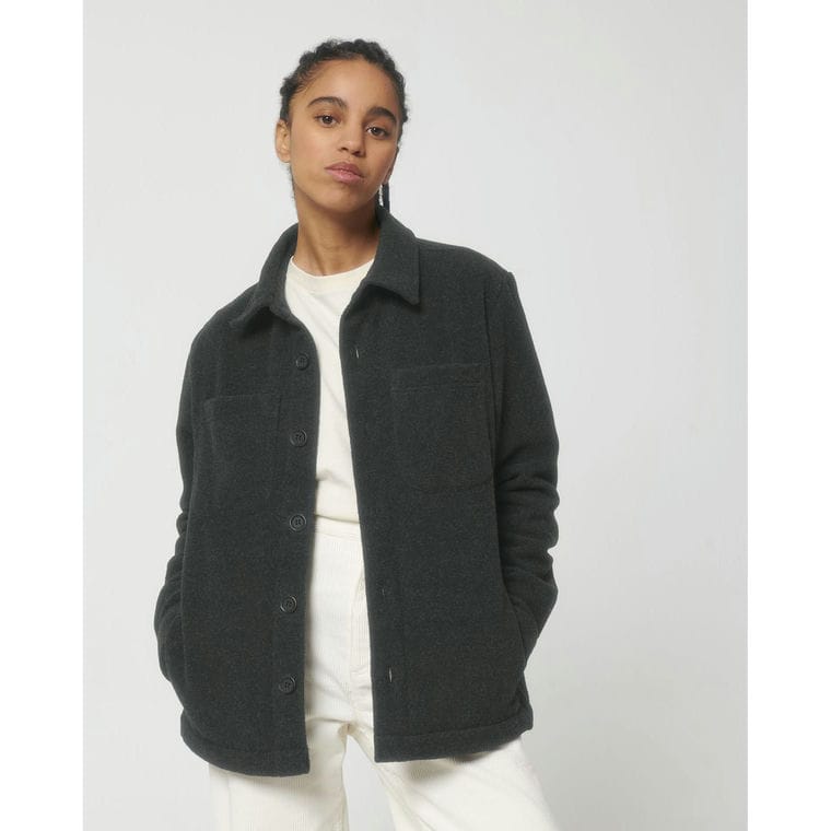 Jachetă necăptușită Unisex River  Dark Heather Grey 2XS