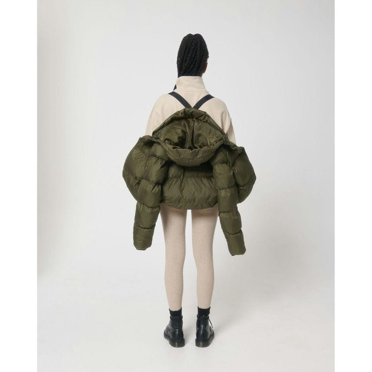 Jachetă căptușită Unisex Puffer  British Khaki 3XL