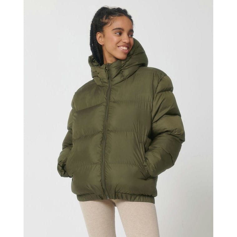 Jachetă căptușită Unisex Puffer  British Khaki 3XL