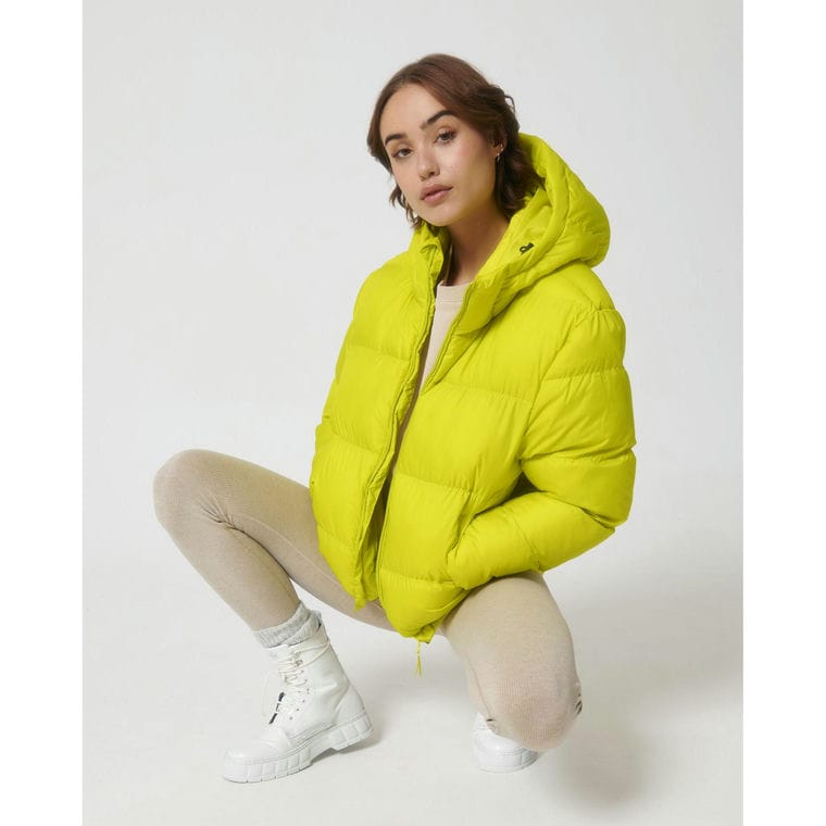 Jachetă căptușită Unisex Puffer  Lime Flash 3XL
