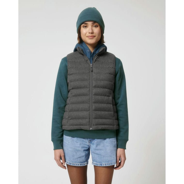 Jachetă pentru femei Stella Climber Wool-Like  Deep Metal Heather Grey XL