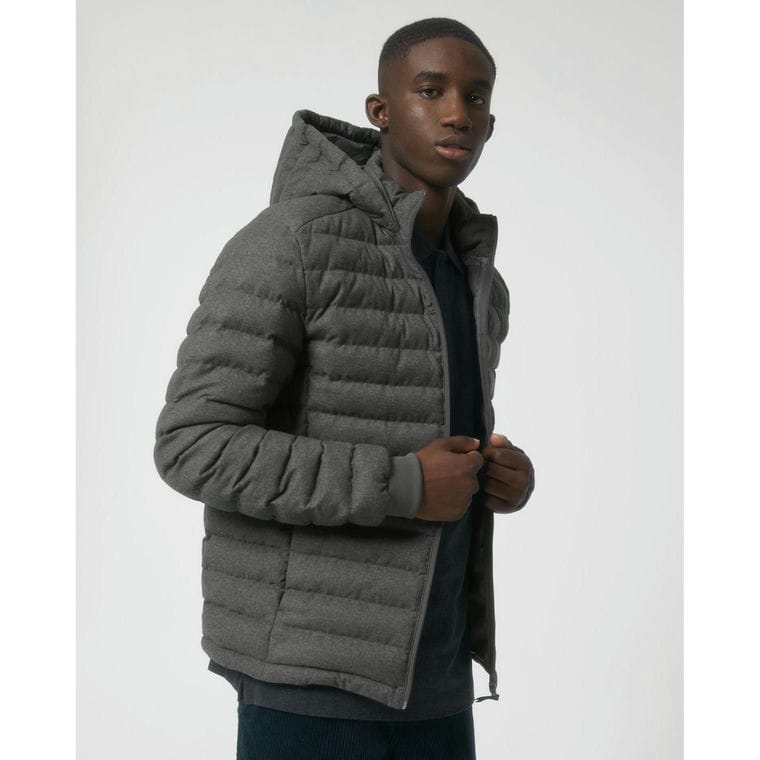 Jachetă căptușită pentru bărbați Stanley Voyager Wool-Like  Deep Metal Heather Grey L