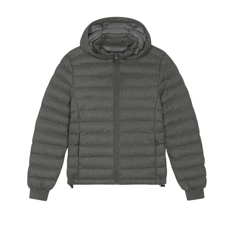 Jachetă căptușită pentru femei Stella Voyager Wool-Like  Deep Metal Heather Grey