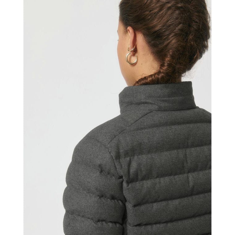 Jachetă căptușită pentru femei Stella Voyager Wool-Like  Deep Metal Heather Grey L