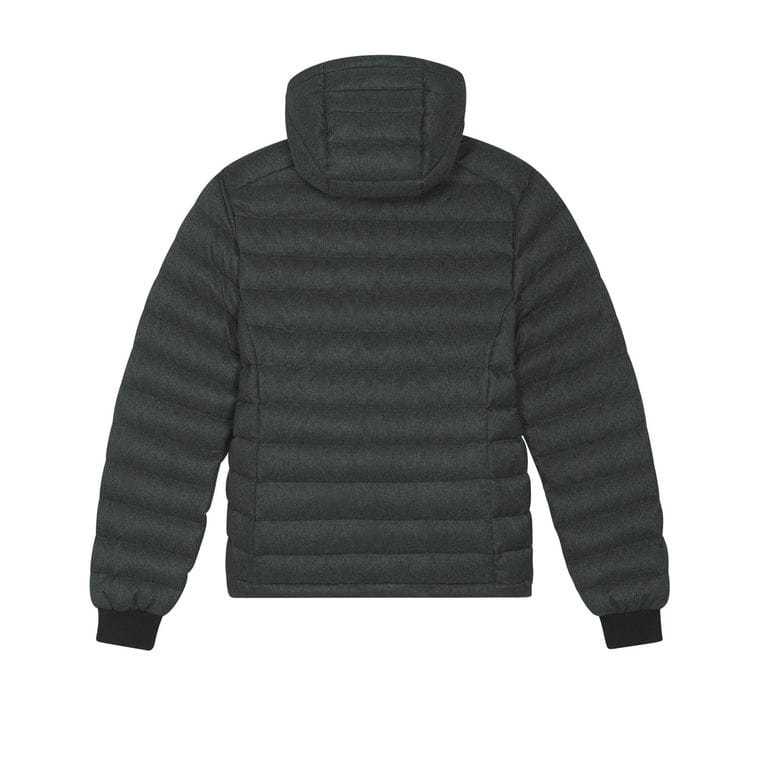 Jachetă căptușită pentru femei Stella Voyager Wool-Like  Dark Heather Grey XXL