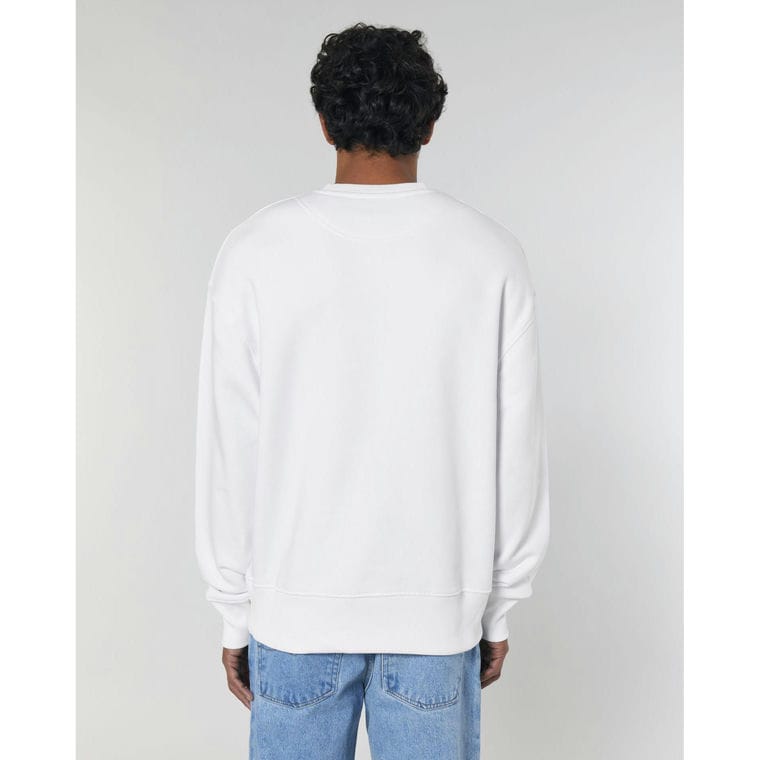 Bluză cu guler rotund Unisex Radder White S