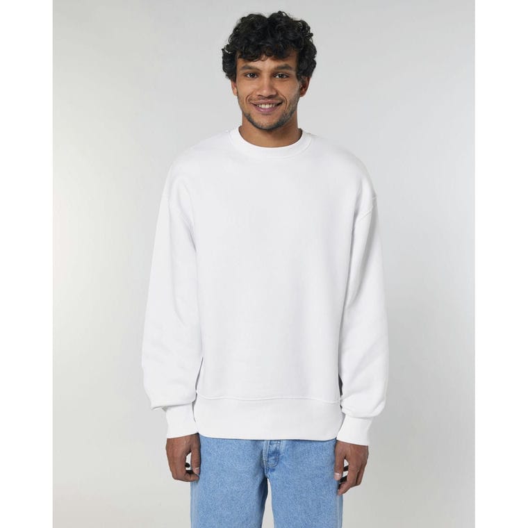 Bluză cu guler rotund Unisex Radder White S