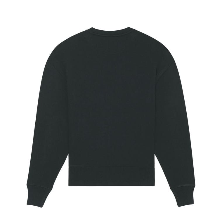 Bluză cu guler rotund Unisex Radder Black 2XS