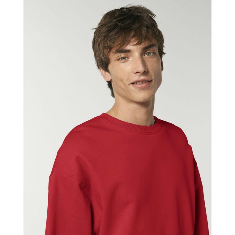 Bluză cu guler rotund Unisex Radder Red XXL