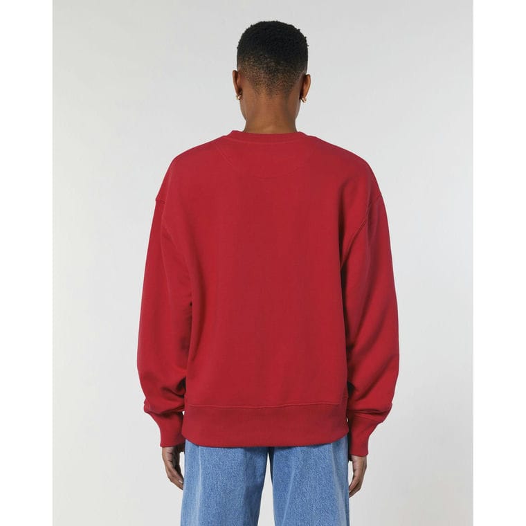 Bluză cu guler rotund Unisex Radder Red XXL