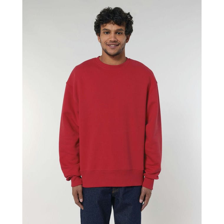 Bluză cu guler rotund Unisex Radder Red XXL