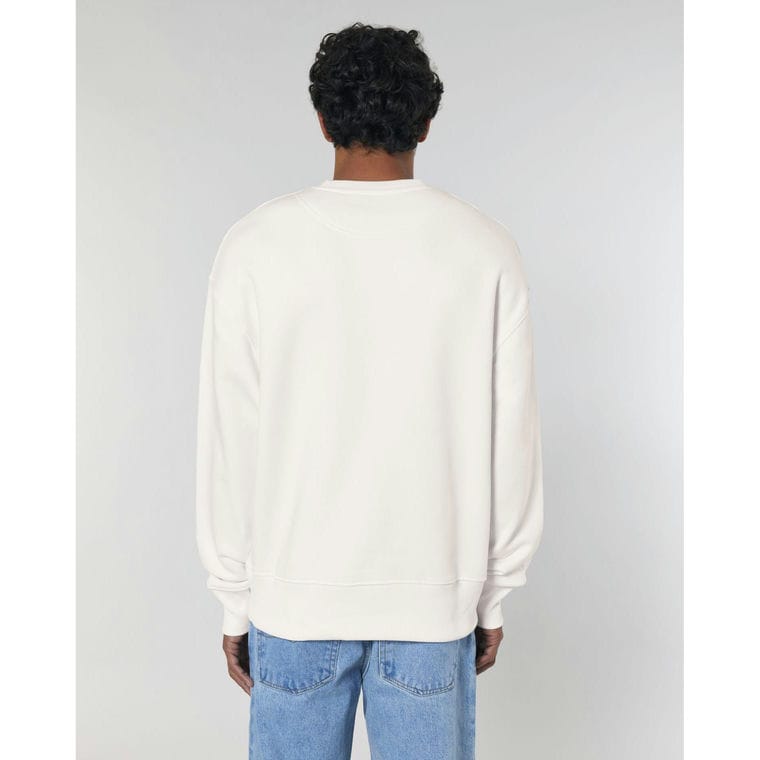 Bluză cu guler rotund Unisex Radder Off White S