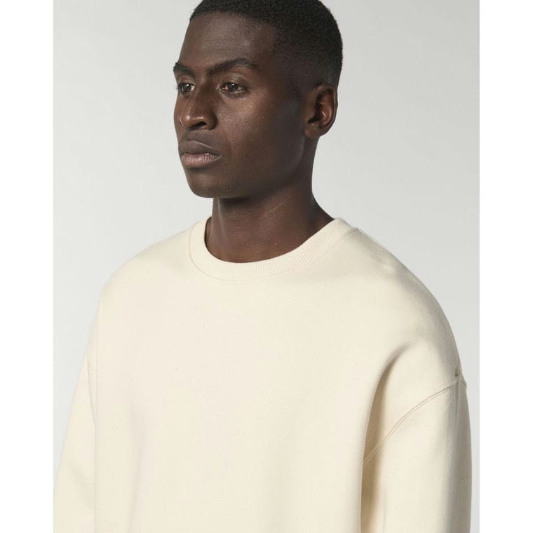 Bluză cu guler rotund Unisex Radder Natural Raw S