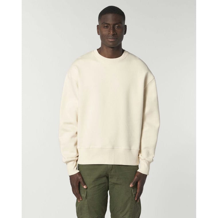 Bluză cu guler rotund Unisex Radder Natural Raw S