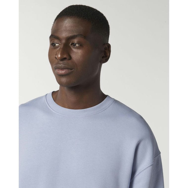 Bluză cu guler rotund Unisex Radder Serene Blue M