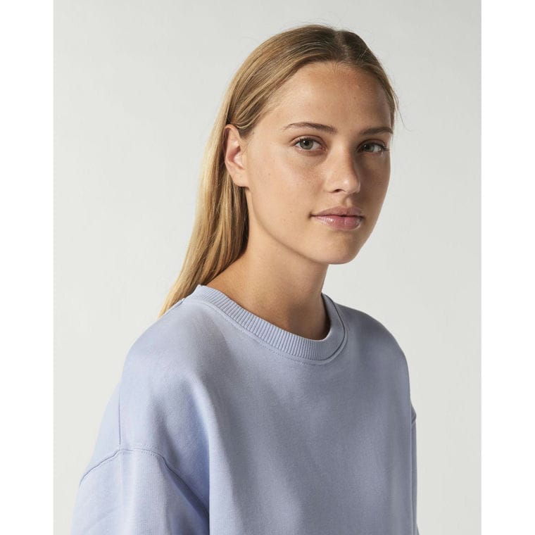 Bluză cu guler rotund Unisex Radder Serene Blue S