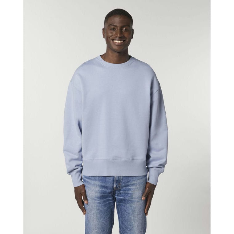 Bluză cu guler rotund Unisex Radder Serene Blue S