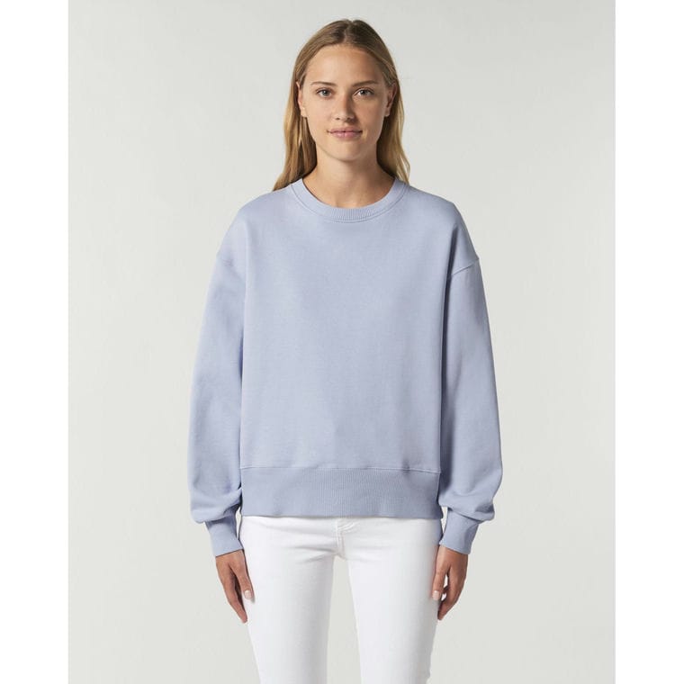Bluză cu guler rotund Unisex Radder Serene Blue M